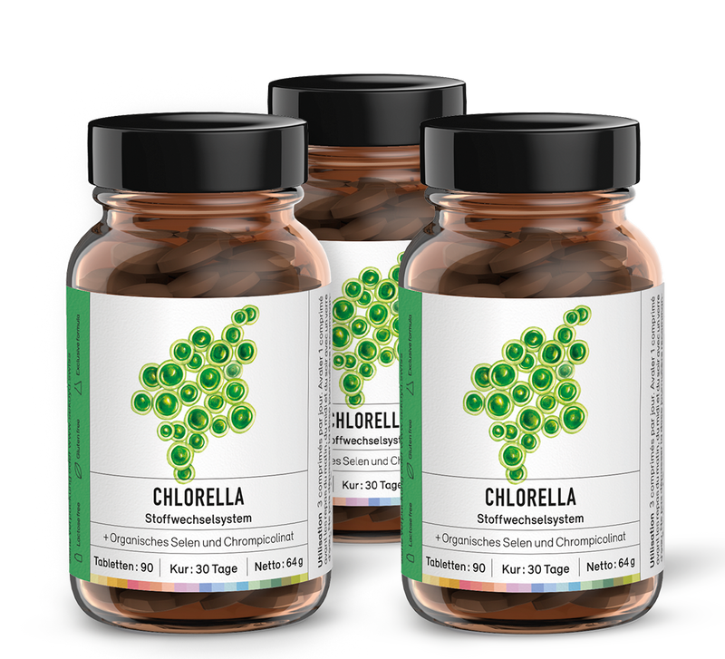 Chlorella 90 Tablets - Detoxifies the body