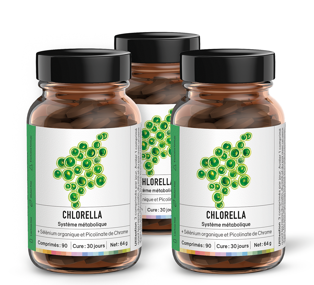 Chlorella 90 Tablets - Detoxifies the body