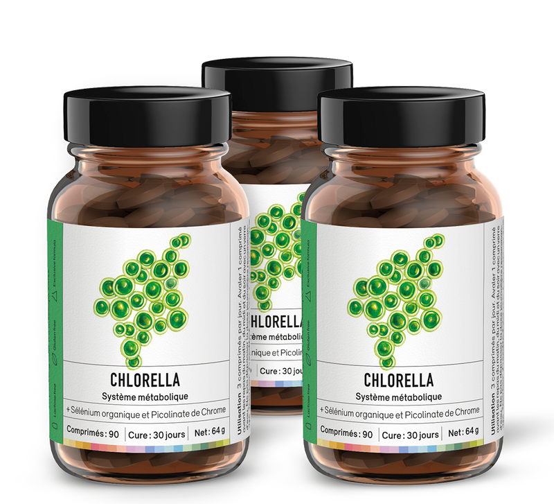 chlorella glutathione Chlorella 90 Tablets - Detoxifies the body